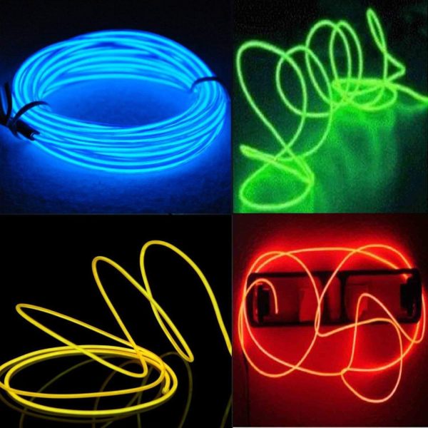 Glowing Wire Led Strip Atmosphere Light For Diy Flexible Auto Interior Lamp Party Decoration Lights Neon Strips